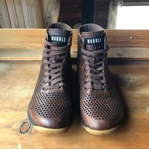 No Bull High Top Leather Trainer “Coffee”